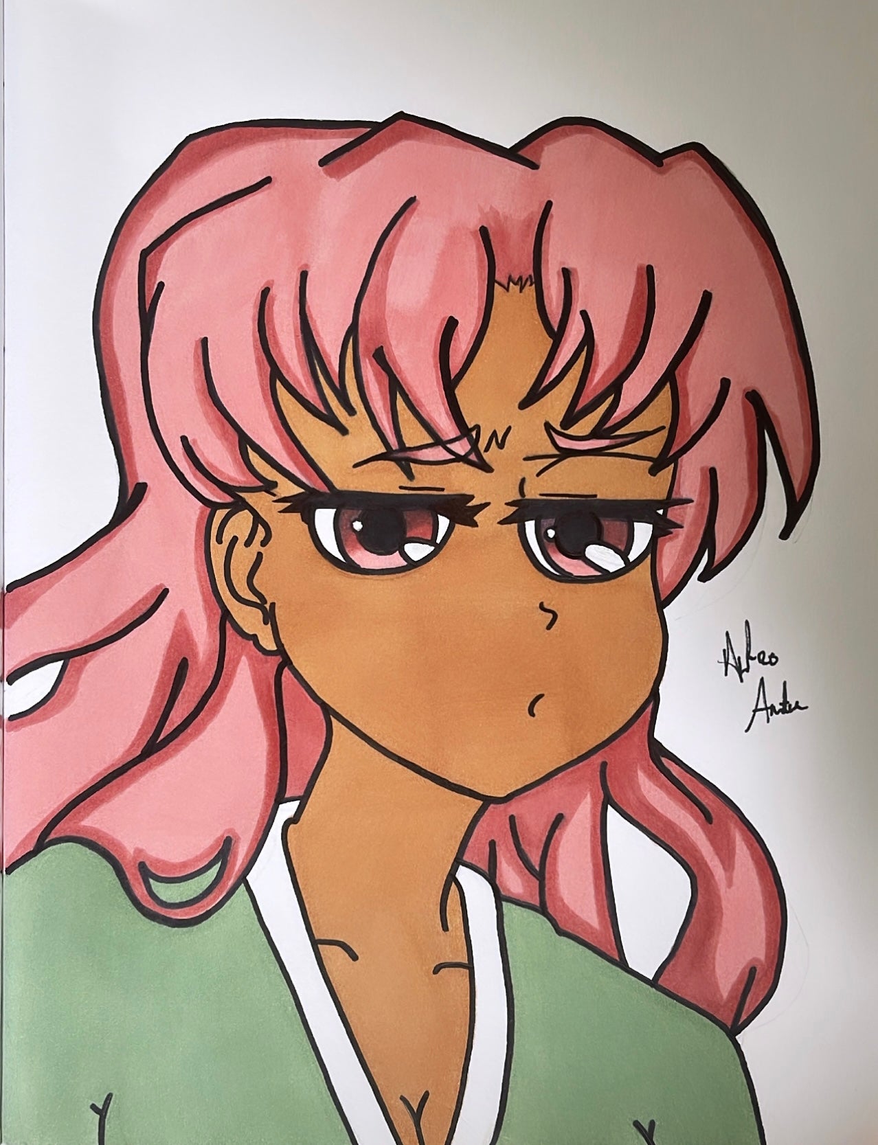 Anime Girl Matte Print