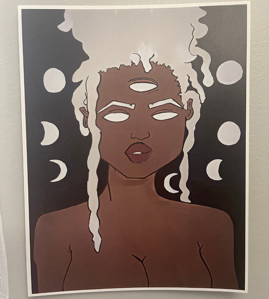 the cosmic spiritual baddie print
