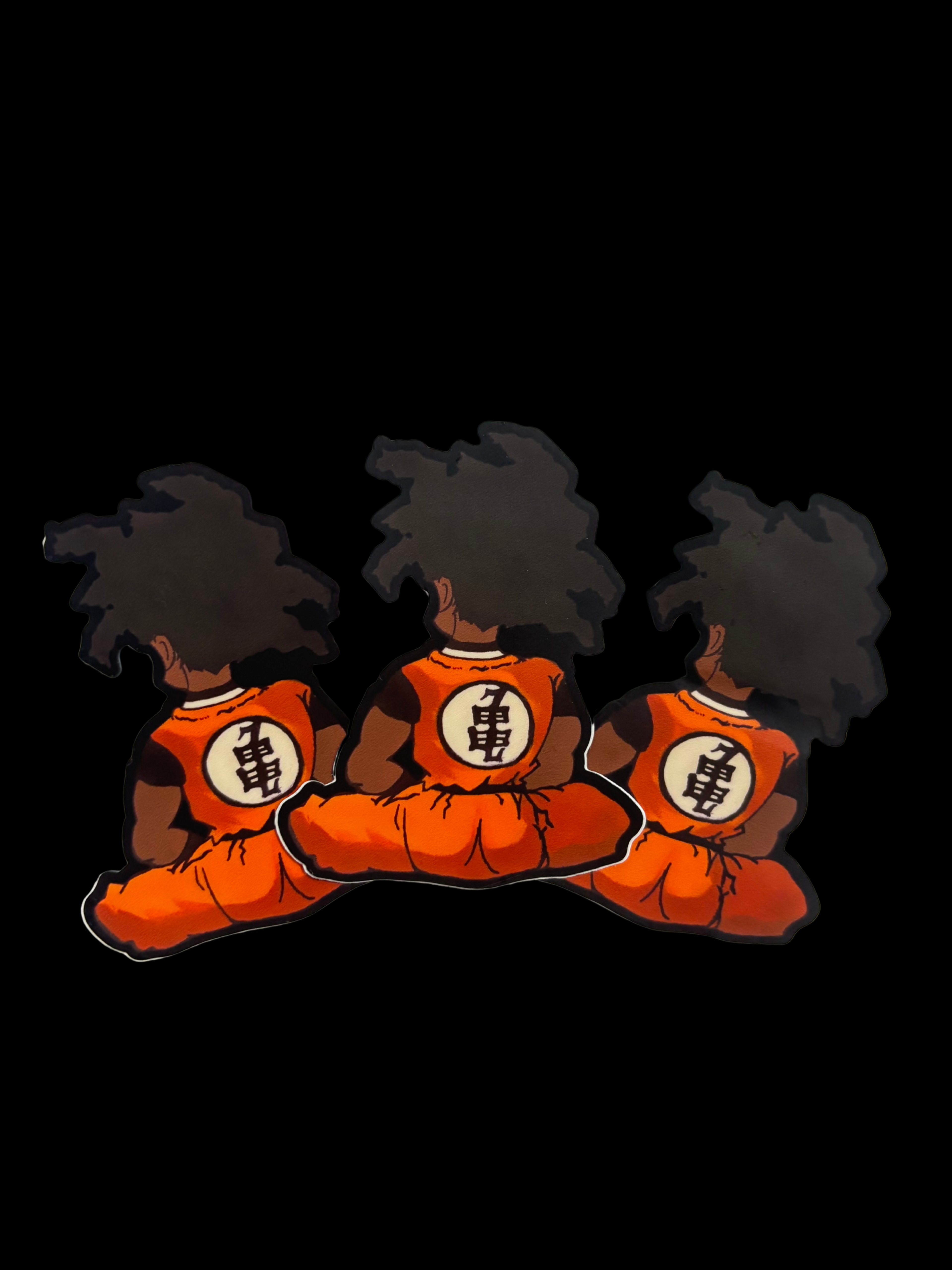 Afro Goku stickers