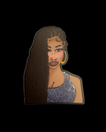 Updated Black princess sticker